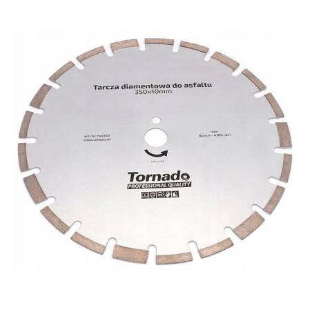 TARCZA DIAMENTOWA  350/10mm do asfaltu